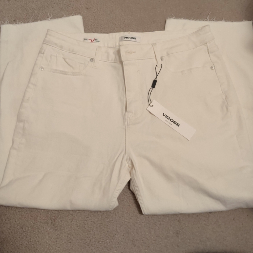 VIGOSS Stevie Crop Straight Jeans